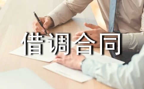 個(gè)人借調(diào)合同范本