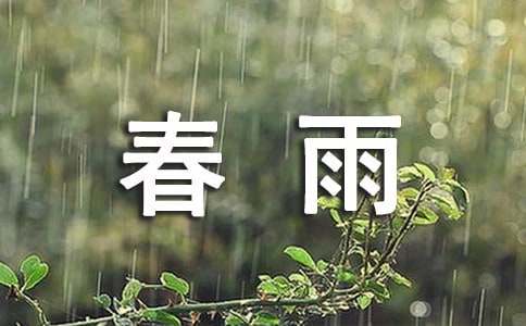 春雨的顏色說課稿教案設(shè)計(jì)