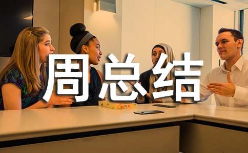 個人周總結(jié)
